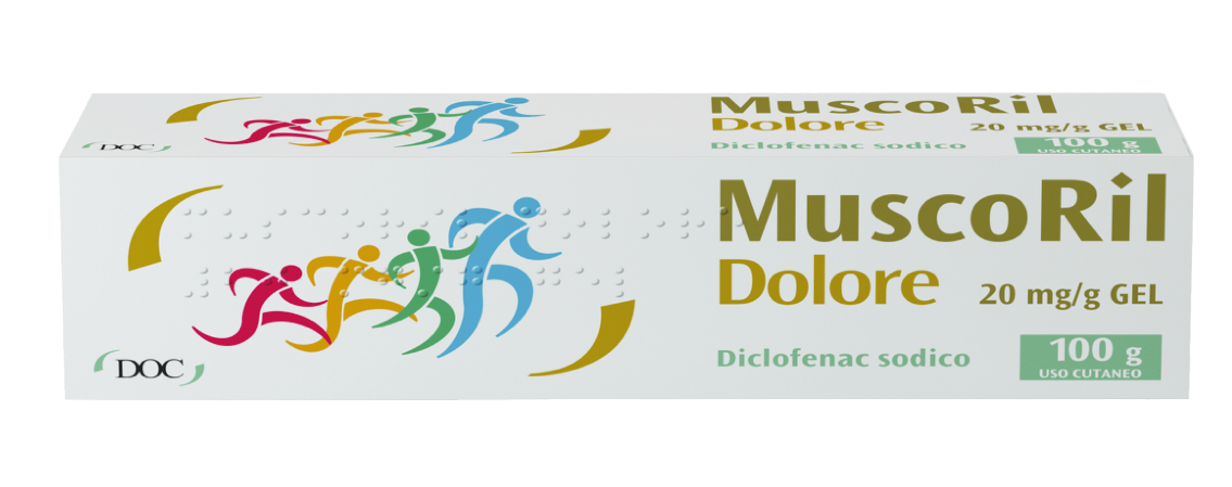 MUSCORIL DOLORE*GEL100G 20MG/G - Farmacia De Pasquale