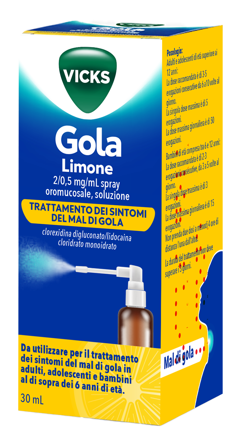 VICKS GOLA*SPR 30ML 2MG+0,5MG - Farmacia De Pasquale
