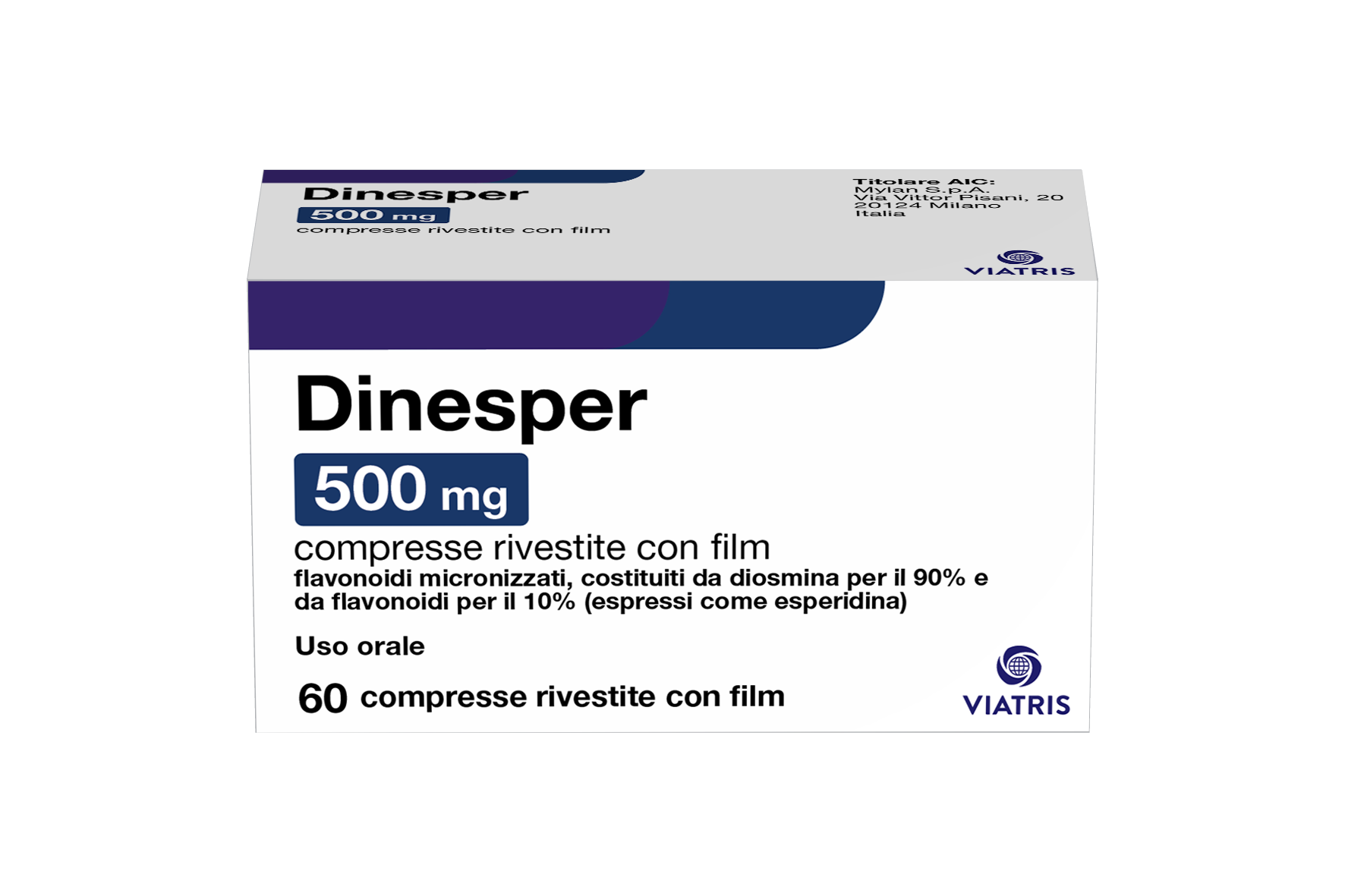 DINESPER*60CPR RIV 500MG - Farmacia De Pasquale
