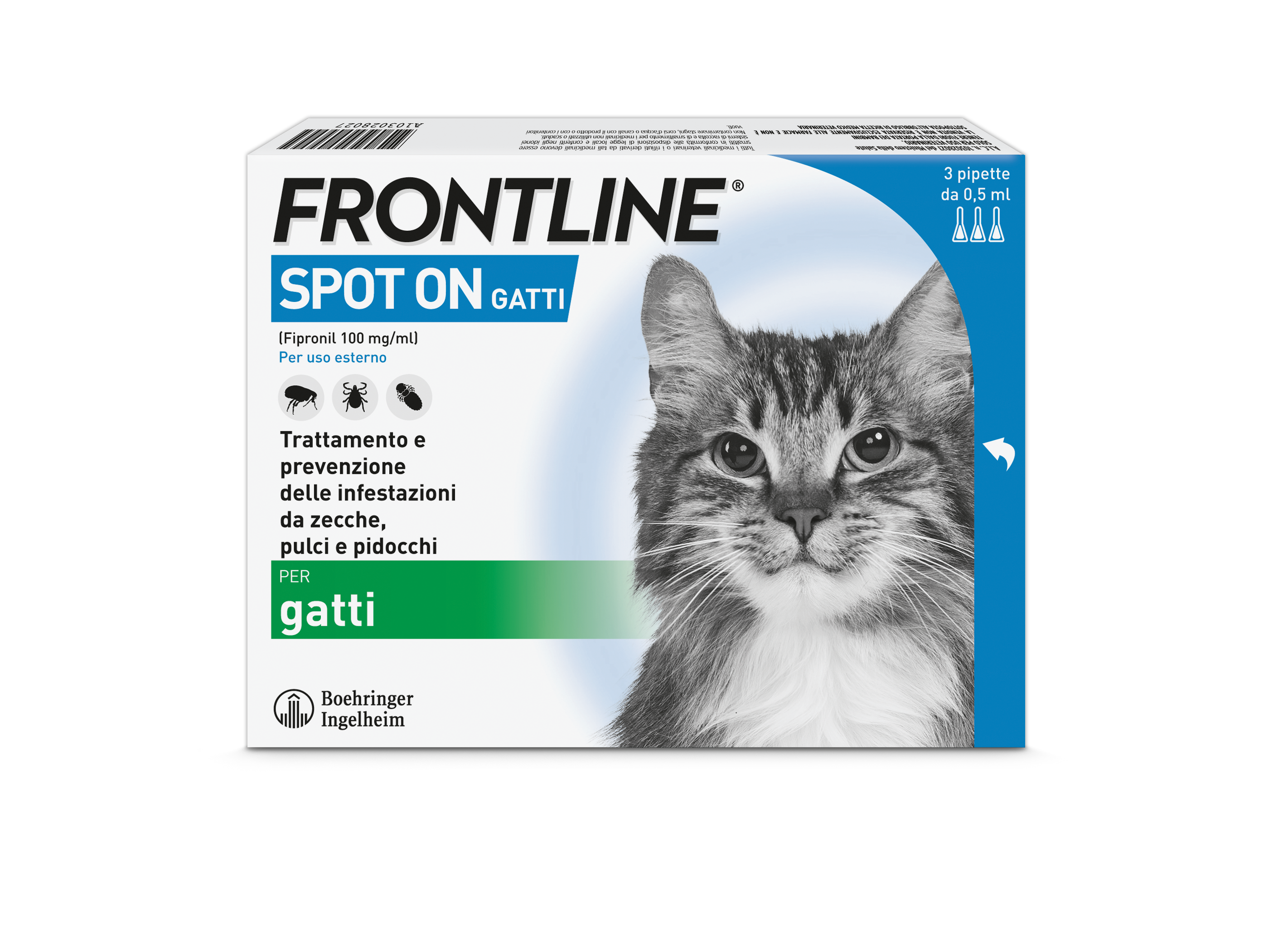FRONTLINE*3PIP GATTI - Farmacia De Pasquale
