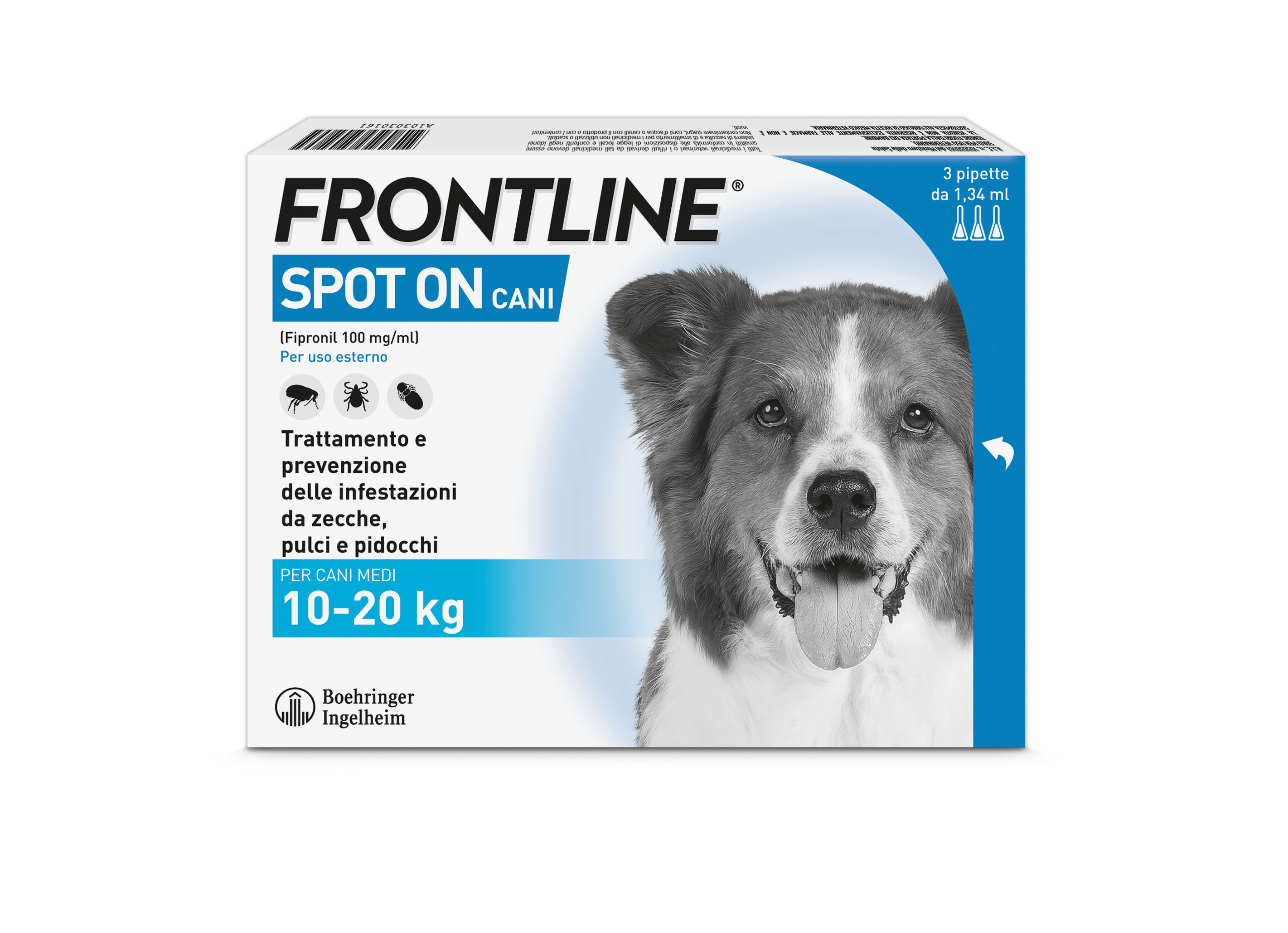 FRONTLINE*3PIP 10-20KG CANI - Farmacia De Pasquale