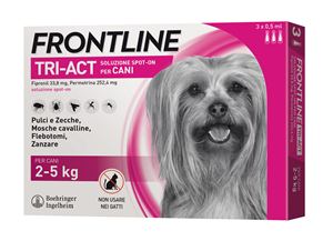 FRONTLINE TRI-ACT*3PIP 2-5KG - Farmacia De Pasquale