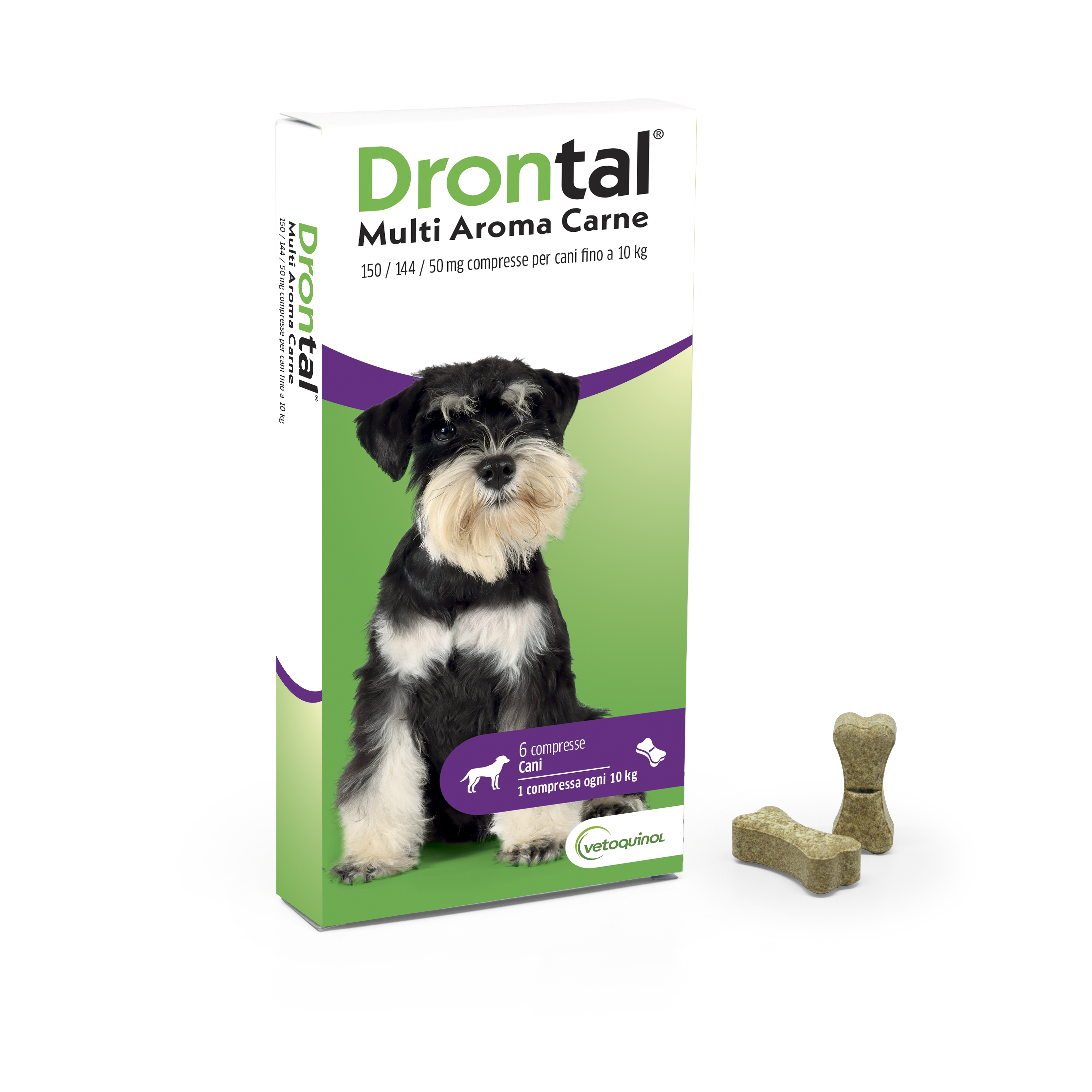 DRONTAL MULTI AR CARNE*6CPR - Farmacia De Pasquale