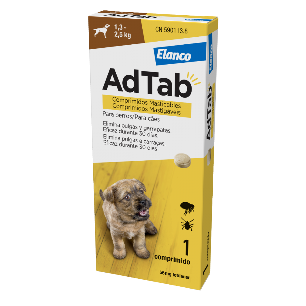 ADTAB*3CPR 56MG CANI 1,3-2,5KG - Farmacia De Pasquale
