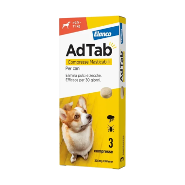 ADTAB*3CPR 225MG CANI 5,5-11KG - Farmacia De Pasquale
