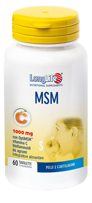 LONGLIFE MSM 1000 MG 60 TAVOLETTE - Farmacia De Pasquale
