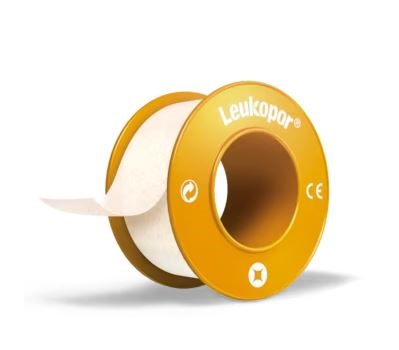 CEROTTO IN ROCCHETTO LEUKOPOR IPOALLERGENICO TESSUTO NON TESSUTO BIANCO 2,5X920 CM CON DISPENSER - Farmacia De Pasquale