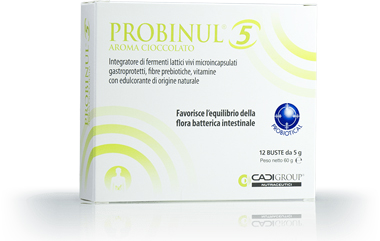 PROBINUL 5 12 BUSTINE 5 G AROMA CIOCCOLATO - Farmacia De Pasquale