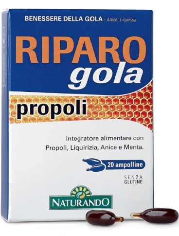 RIPARO GOLA PROPOLI 20 AMPOLLE BEVIBILI - Farmacia De Pasquale