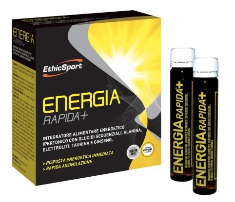 ETHICSPORT ENERGIA RAPIDA+ 10 FLACONCINI 25 ML - Farmacia De Pasquale