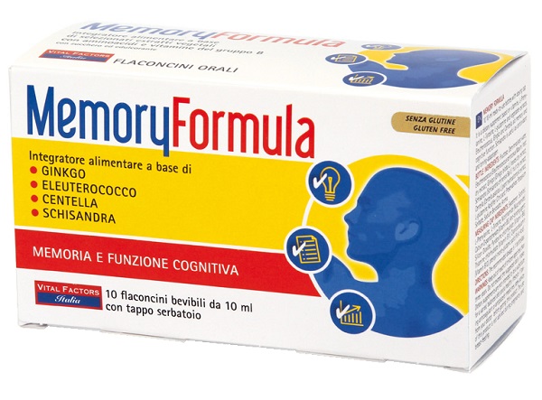 MEMORY FORMULA 10 FLACONCINI 10 ML - Farmacia De Pasquale