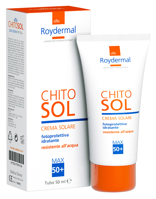 CHITOSOL CREMA SOLARE SPF50+ 50 ML - Farmacia De Pasquale