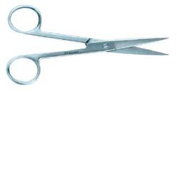 FORBICI RETTA PUNTE ACUTE 14CM - Farmacia De Pasquale