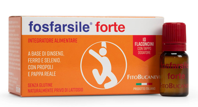 FOSFARSILE FORTE GINSENG 10 FLACONCINI - Farmacia De Pasquale
