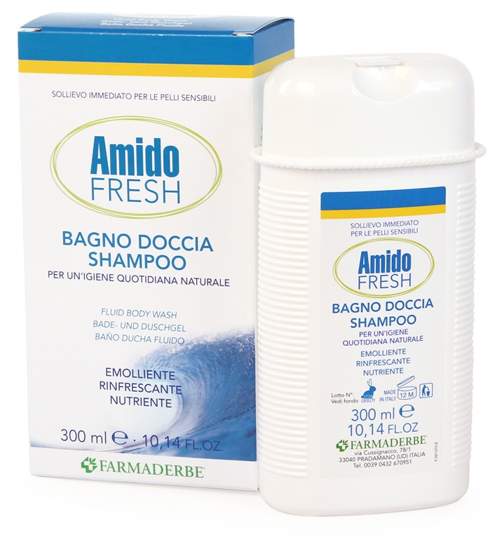 AMIDO FRESH BAGNO DOCCIA SHAMPOO 300 ML - Farmacia De Pasquale