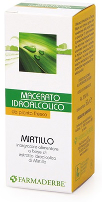 MIRTILLO NERO MACERATO IDROALCOLICO 50 ML - Farmacia De Pasquale