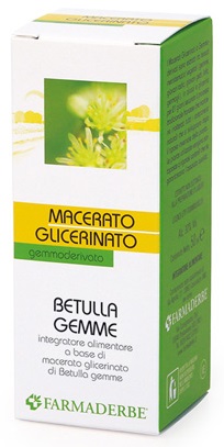BETULLA GEMME MACERATO GLICERINATO 50 ML - Farmacia De Pasquale
