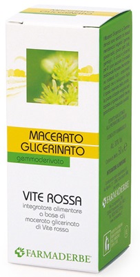 VITE ROSSA MACERATO GLICERINATO 50 ML - Farmacia De Pasquale