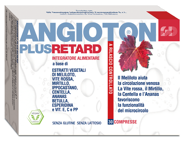 ANGIOTON PLUS RETARD 30 COMPRESSE - Farmacia De Pasquale