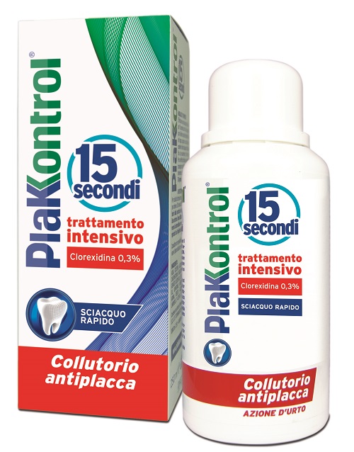 PLAKKONTROL 15 SECONDI COLLUTORIO 250 ML - Farmacia De Pasquale