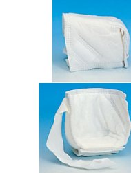 GOMITIERA/TALLONIERA IN TESSUTO NON TESSUTO CON DOPPIA IMBOTTITURA OVATTATA. REGOLABILE TRAMITE CINTURINO DI FISSAGGIO IN VELCRO. ASSORBENTI E TRASPIRANTI - Farmacia De Pasquale