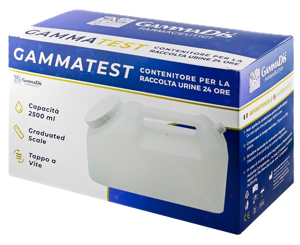 CONTENITORE STERILE PER LA RACCOLTA URINA GAMMASI 24H 2500 ML GAMMADIS - Farmacia De Pasquale
