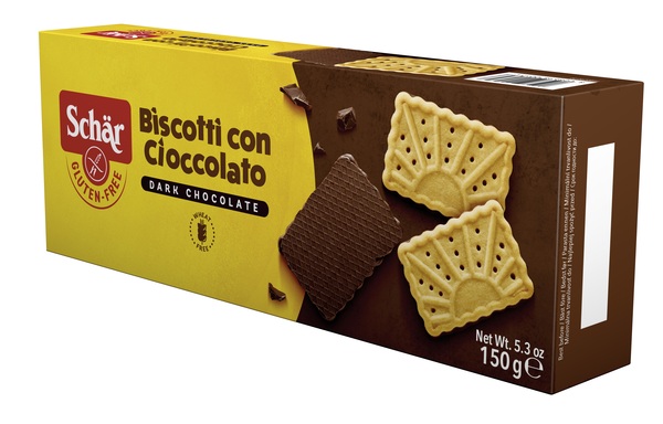SCHAR BISCOTTO CON CIOCCOLATO DARK CHOCOLATE 150 G - Farmacia De Pasquale