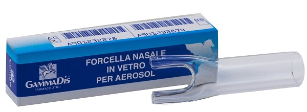 FORCELLA IN VETRO MODELLO DA ADULTO RICAMBIO PER AEROSOL - Farmacia De Pasquale