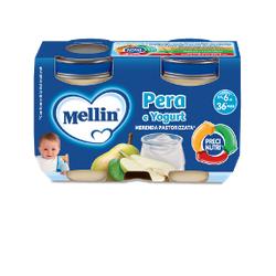 MELLIN MERENDA YOGURT PERA 2X120 G - Farmacia De Pasquale
