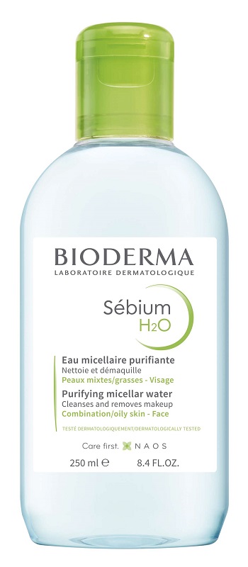 SEBIUM H2O ACQUA MICELLARE DETERGENTE PURIFICANTE 250 ML - Farmacia De Pasquale