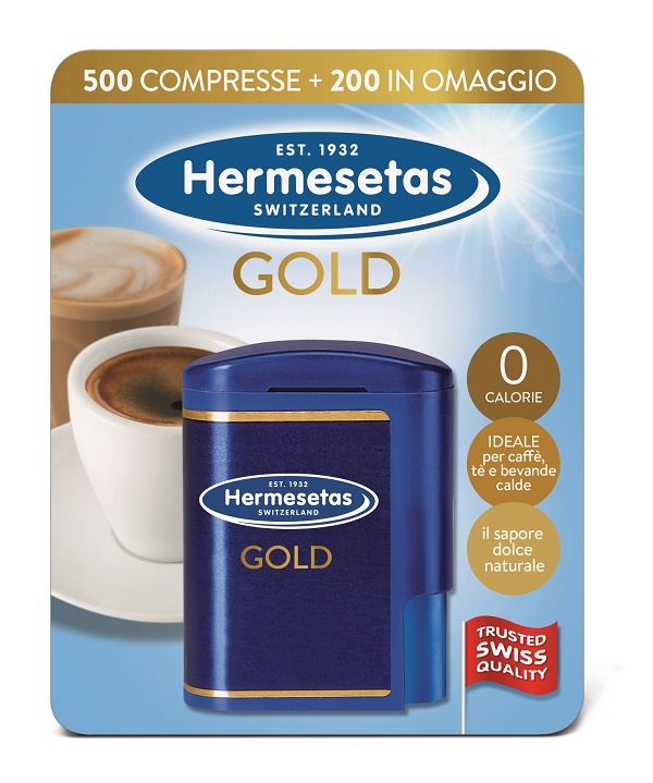 HERMESETAS GOLD 500+200 COMPRESSE 35 G - Farmacia De Pasquale