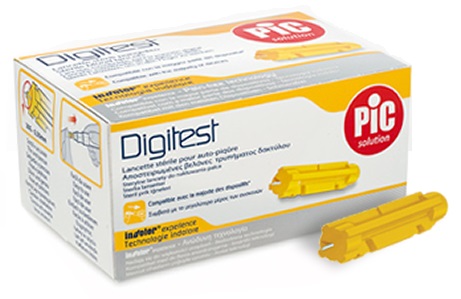 LANCETTE PUNGIDITO PIC DIGITEST 30 GAUGE 200 PEZZI - Farmacia De Pasquale