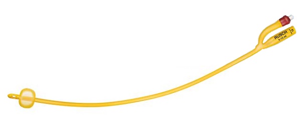 CATETERE FOLEY A MEDIA PERMANENZA  RUSCH GOLD PLUS A 2 VIE IN SILKOLATEX LATTICE-SILICONE PER ADULTO CH16 LUNGHEZZA 40 CM PUNTA CILINDRICA A 2 FORI PALLONCINO 30-50 ML 1 PEZZO - Farmacia De Pasquale