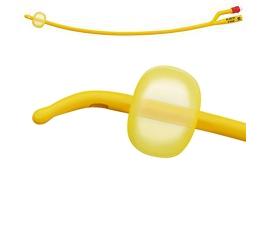 CATETERE FOLEY A MEDIA PERMANENZA  RUSCH GOLD PLUS A 3 VIE IN SILKOLATEX LATTICE-SILICONE PER ADULTO CH20 LUNGHEZZA 40 CM PUNTA CILINDRICA A 2 FORI PALLONCINO 5-15 ML 1 PEZZO - Farmacia De Pasquale