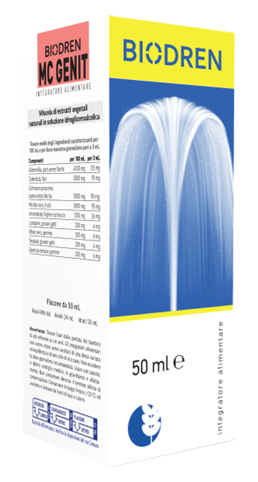 BIODREN MC GENIT SOLUZIONE IDROALCOLICA 50 ML - Farmacia De Pasquale