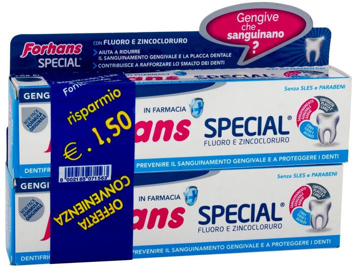 FORHANS SP DENTIF 2X75ML - Farmacia De Pasquale