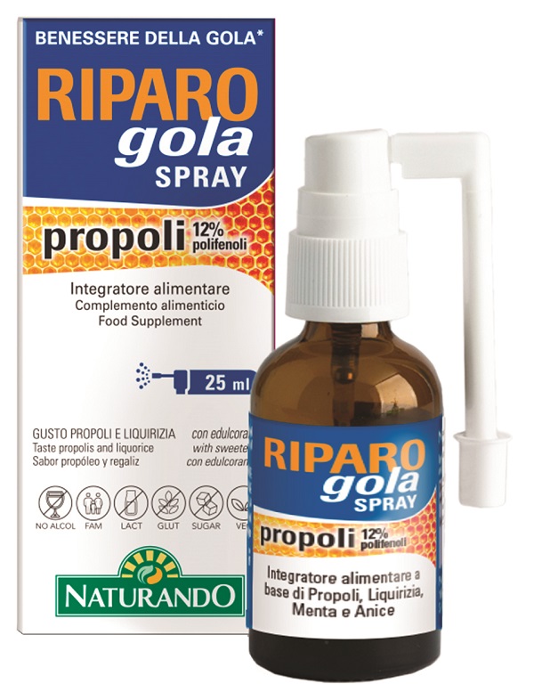RIPARO GOLA SPRAY 25 ML - Farmacia De Pasquale