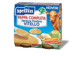 MELLIN PAPPA COMPLETA VITELLO 250 G 2 PEZZI - Farmacia De Pasquale