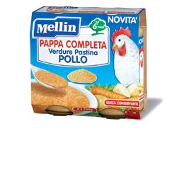 MELLIN PAPPA COMPLETA POLLO 250 G 2 PEZZI - Farmacia De Pasquale