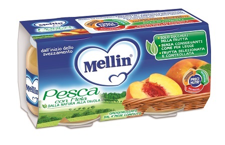 MELLIN OMOGENEIZZATO PESCA MELA 100 G 2 PEZZI - Farmacia De Pasquale