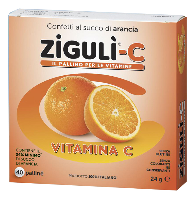 ZIGULI C ARANCIA 40 CONFETTI 24 G - Farmacia De Pasquale