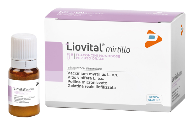 LIOVITAL MIRTILLO 8 FLACONCINI 10 ML - Farmacia De Pasquale