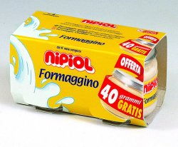 NIPIOL OMOGENEIZZATO FORMAGGINO 80 G 2 PEZZI - Farmacia De Pasquale