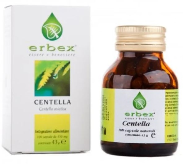 CENTELLA 100 CAPSULE 430MG - Farmacia De Pasquale