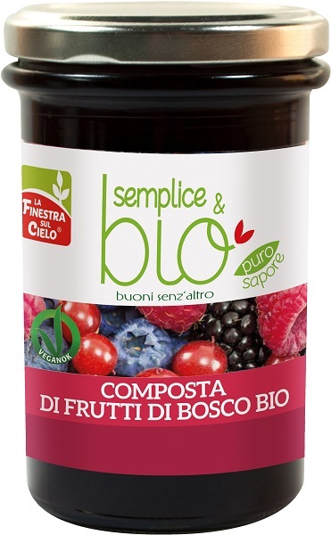 COMPOSTA DI FRUTTI DI BOSCO CON POLPA DI MELA BIO 320 G - Farmacia De Pasquale