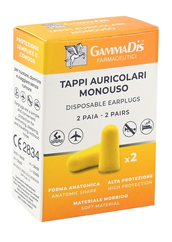 TAPPO AURICOLARE EAR GOMMAPIUMA 4 PEZZI GAMMADIS - Farmacia De Pasquale
