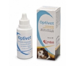 OPTIVET DETERGENTE PER OCCHI PER CANI E GATTI FLACONE 50 ML - Farmacia De Pasquale