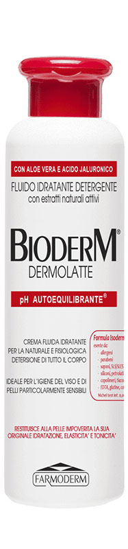 BIODERM DERMOLATTE CREMA FLUIDA 250 ML - Farmacia De Pasquale