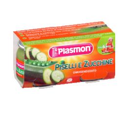 PLASMON OMOGENEIZZATO PISELLI ZUCCHINE 80 G X 2 PEZZI - Farmacia De Pasquale