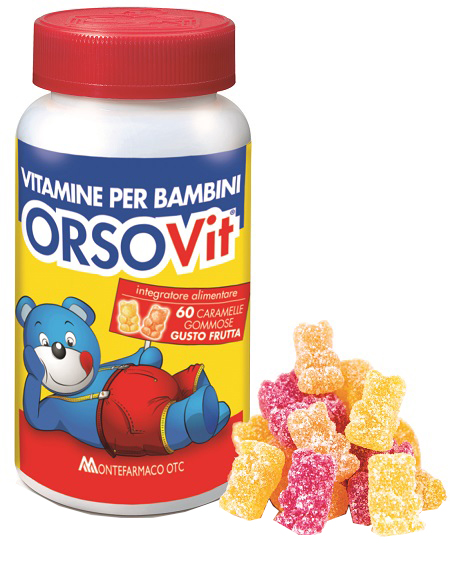 ORSOVIT CARAMELLE GOMMOSE VITAMINA BB SENZA GLUTINE 60 PEZZI - Farmacia De Pasquale
